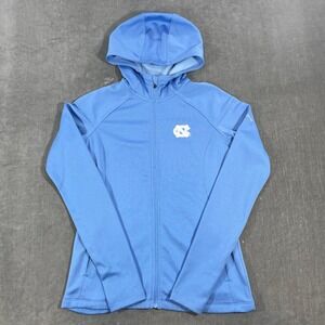 UNC Tar Heels Columbia Womem Small Blue Zip Up Hoodie Jacket